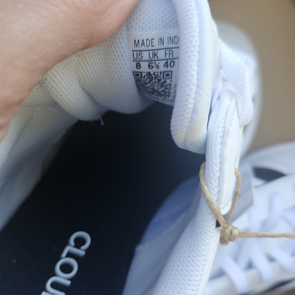 BNWT Adidas Women’s Breaknet Sleek Sneakers White Green Sz 8 Casual Tennis Y2K - Picture 10 of 11